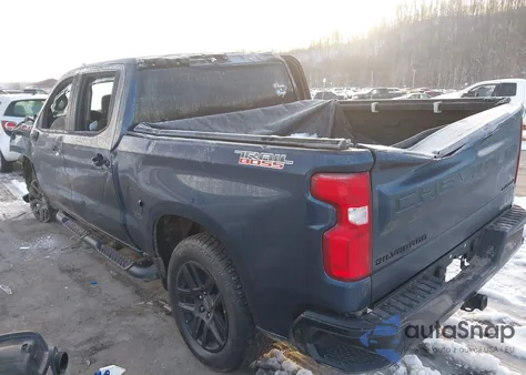 2022 Chevrolet Silverado 1500 Ltd 4Wd Short Bed Custom Trail Boss from USA, damaged, VIN 3GCPYCEK9NG104783